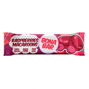 Bona Diet - Bona Bar Батончик &quot;Малиновый Макарун&quot; 50г — 65fit
