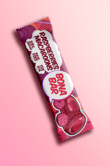 Bona Diet - Bona Bar Батончик &quot;Малиновый Макарун&quot; 50г — 65fit