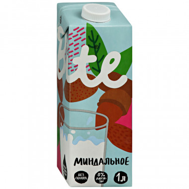 BITE MILK Напиток Миндальный пастеризованный 1л — 65fit