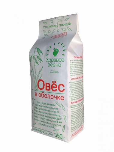 ЗДРАВОЕ ЗЕРНО Овес в оболочке для заваривания 350г — 65fit