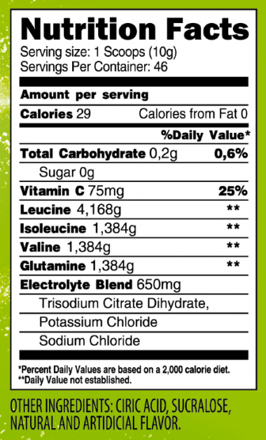Аминокислоты LIFE BCAA  Orange 10г (1 порция), Tree of Life™ — 65fit
