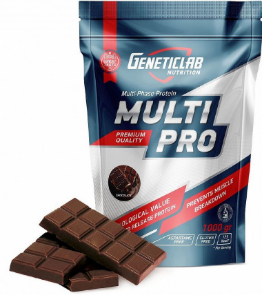 MULTI PRO шоколад 1000g, GeneticLab — 65fit