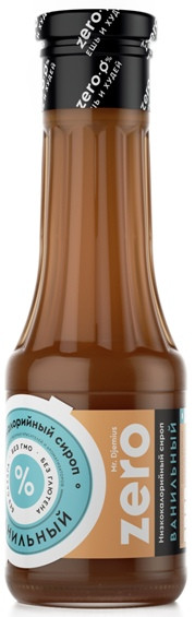 Mr.Djemius ZERO Сироп низкокалорийный &quot;Ванильный&quot; 330г — 65fit