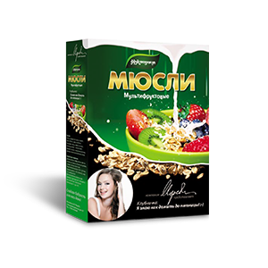 Мюсли без добавления сахара Мультифруктовые 400гр, Фруктовница — 65fit