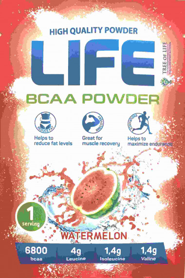 Аминокислоты LIFE BCAA  Watermelon 10г (1 порция), Tree of Life™ — 65fit