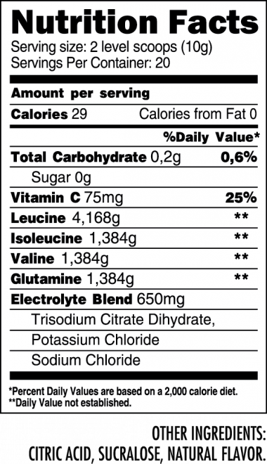 Аминокислоты LIFE BCAA  Watermelon 10г (1 порция), Tree of Life™ — 65fit