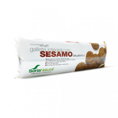 SoriaNatural® Печенье цельнозерновое с кунжутом 165г &mdash; 65fit