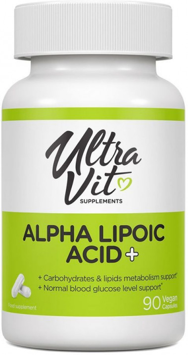 УльтраВит, Альфа Липоик Асид 90 кап — 65fit