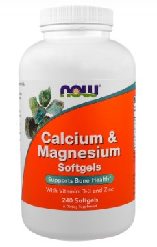 #NOW Calcium-Magnesium+D3 240 softgel фото 1 — 65fit