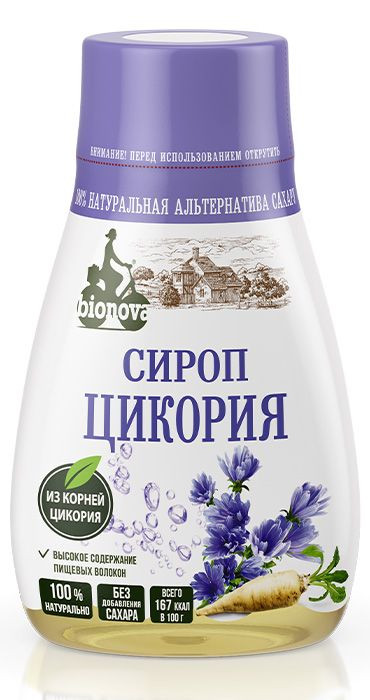 Сироп цикория 230гр, Bionova фото 1 — 65fit