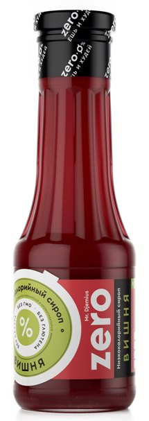 Mr.Djemius ZERO Сироп низкокалорийный &quot;Вишня&quot; 330г — 65fit