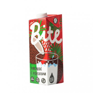 BITE MILK Напиток Рисовый с кокосом 1л — 65fit