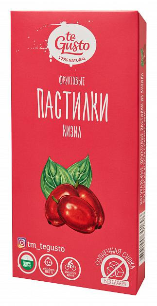 te Gusto Пастилки фруктовые "Кизил" 90г фото 1 — 65fit
