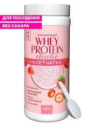СИБИРСКАЯ КЛЕТЧАТКА Протеиновый коктейль с клетчаткой и клубникой 360гр фото 1 — 65fit