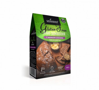 POLEZZNO Смесь для выпечки &quot;Хлеб домашний без глютеновый 250г/10 — 65fit