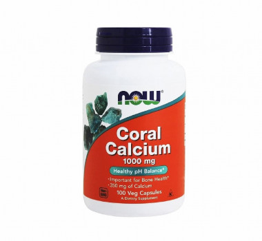 #NOW Coral Calcium 1000mg 100 vcaps — 65fit