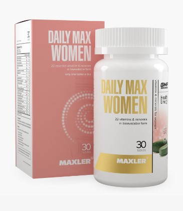 #MAXLER. Daily Max Women 30 tabs. — 65fit