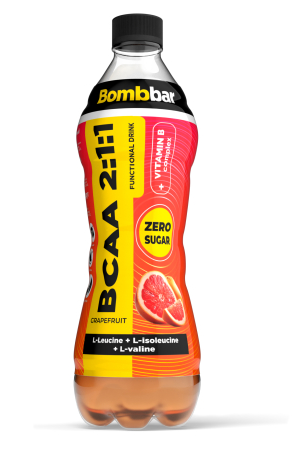 BOMBBAR Напиток б/а BCAA со вкусом Грейпфрута Пэт 500мл/12 &mdash; 65fit