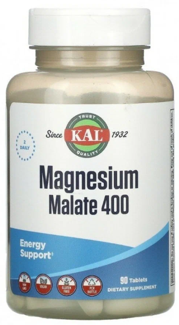 #KAL Magnesium Malate 400 mg 90ct фото 1 — 65fit
