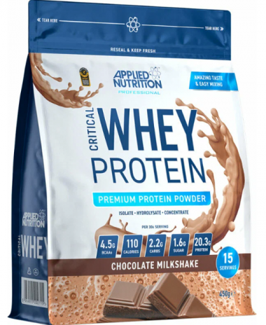 #Applied Nutrition Critical Whey 450g (Chocolate Milkshake) — 65fit