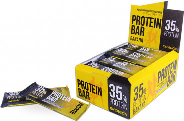 Мюсли прессованные. Батончик protein банан 40гр, Energon — 65fit