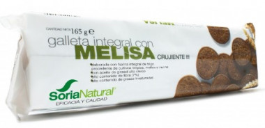 SoriaNatural® Печенье цельнозерновое с мелиссой 165г &mdash; 65fit