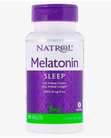 #NATROL Melatonin 3 mg 100tab — 65fit