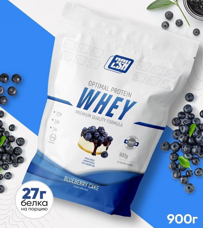 #2SN Whey Protein Черника 900g фото 1 — 65fit