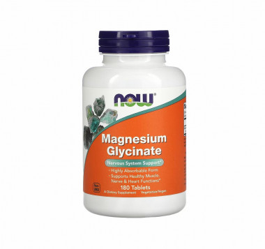 #NOW Magnesium Glycinate 180 tabs — 65fit