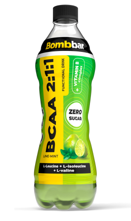 BOMBBAR Напиток б/а BCAA со вкусом Лайм-мята Пэт 500мл/12 &mdash; 65fit