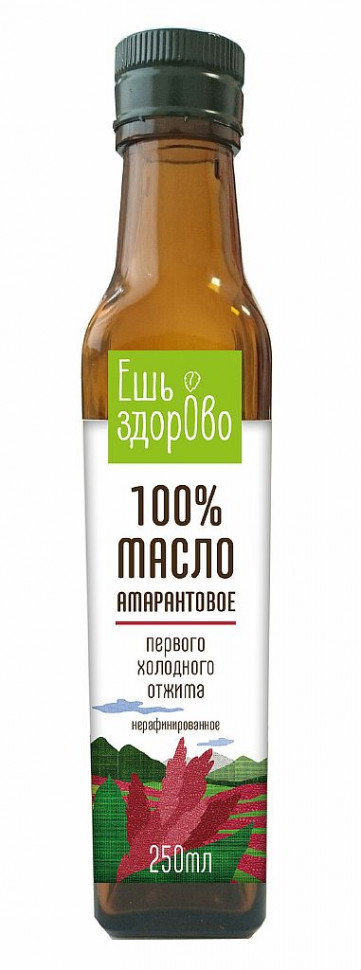 ЕШЬ ЗДОРОВО Масло Амарантовое 100% 250 мл фото 1 — 65fit