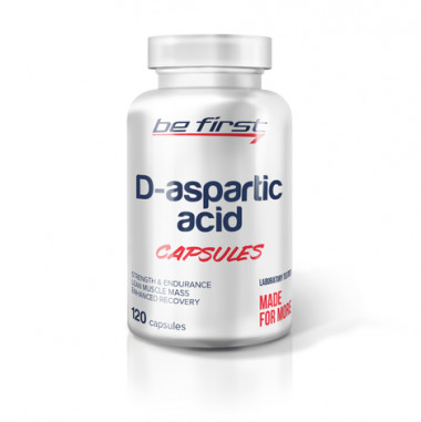 BE FIRST D-Aspartic Acid Capsules 120 капсул — 65fit