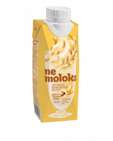 Десерт овсяный обогащ бета-каротином 0,25л Nemoloko — 65fit