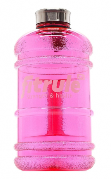 # Fitrule Бутыль металл. крышка 2,2л Розовый — 65fit