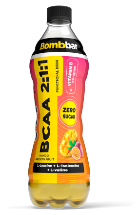 BOMBBAR Напиток б/а BCAA со вкусом Манго-маракуя Пэт 500мл/12 &mdash; 65fit