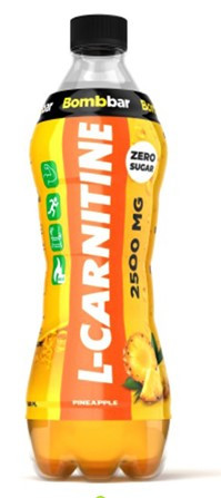 ТМ Bombbar Напиток безалкогольный слабогазированный "Л-карнитин со вкусом ананас" 500 мл &mdash; 65fit