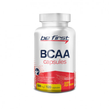 BE FIRST Аминокислоты BCAA Capsules 120 капсул — 65fit