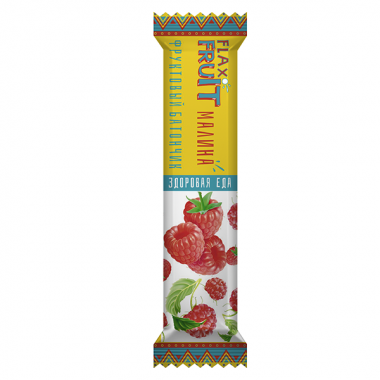 FLAX FRUIT Батончик фруктовый Малина 30г — 65fit