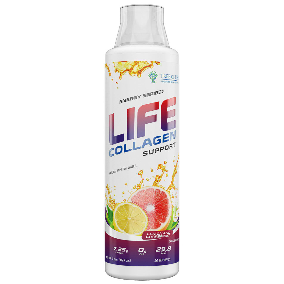 Life Collagen Support 500ml лимон-грейпфрут фото 1 — 65fit