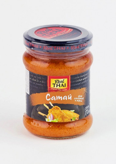 REAL THAI Соус &quot;Сатай&quot; на основе растительных масел 170мл — 65fit