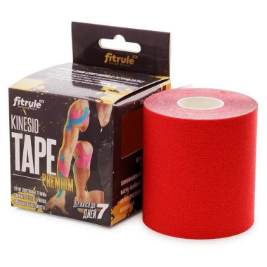 #FITRULE TAPE PREMIUM 5см х5м Красный — 65fit