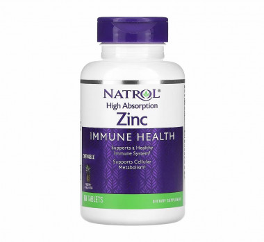 #NATROL Zinc High Absorption 60 caps — 65fit