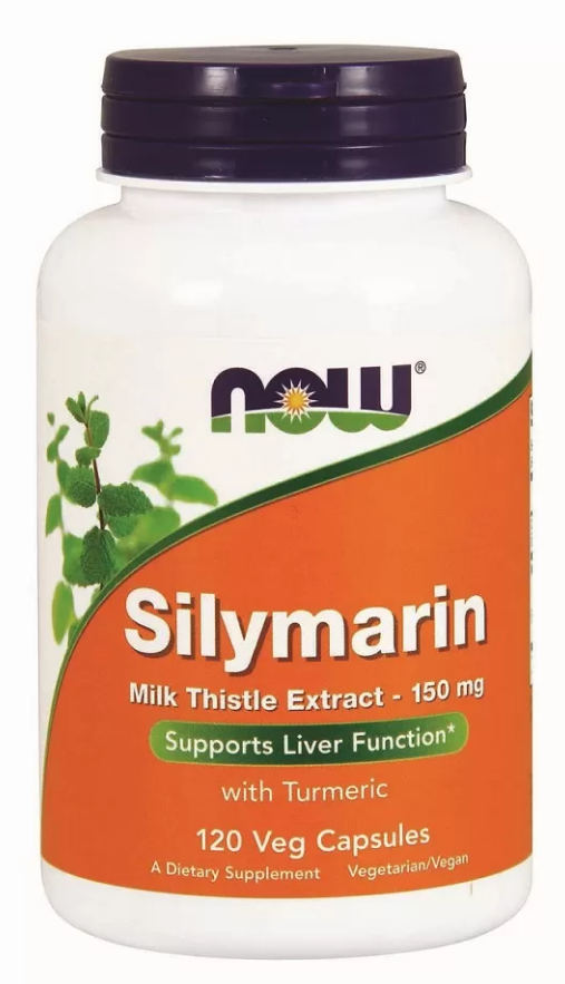#NOW Silymarin Milk Thistle 450mg 120caps фото 1 — 65fit