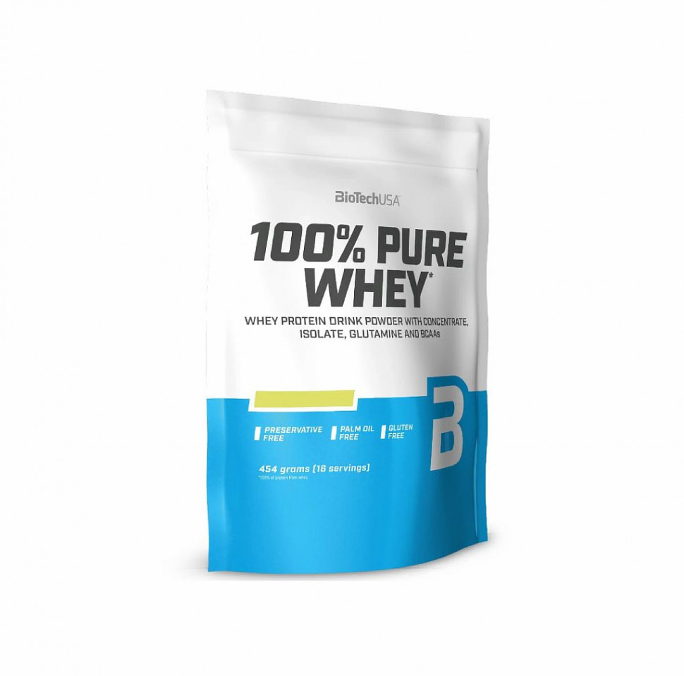 #BioTech Pure Whey 454g (Бурбонская ваниль) фото 1 — 65fit