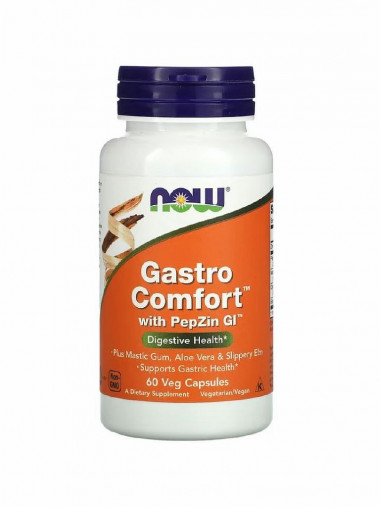 #NOW Gastro Comfort with Pepzin 60vcaps — 65fit