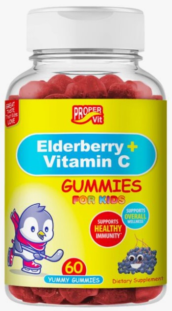 #PROPER VIT for Kids Elderberry+Vitamin С 60 Yummy Gummies — 65fit