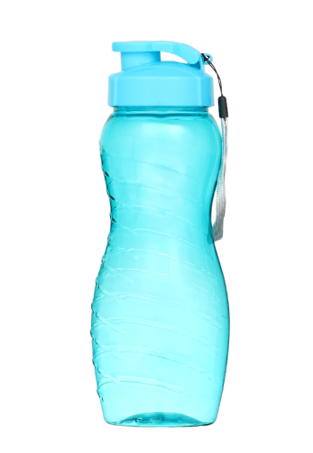 Бутылка для воды, 1 л, 25 х 9 см,  синяя   10734921 фото 1 &mdash; 65fit