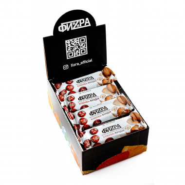 ФИZРА Батончик орехово-фруктовый &quot;Клюква-фундук&quot; 40г — 65fit
