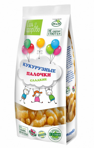 ЕШЬ ЗДОРОВО Палочки кукурузные сладкие 80г — 65fit