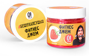 Фитнес джем 0калорий клубника 300гр, Энергон фото 1 — 65fit